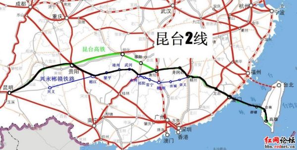 昆臺高鐵最新路線圖，一段精彩的旅程啟程